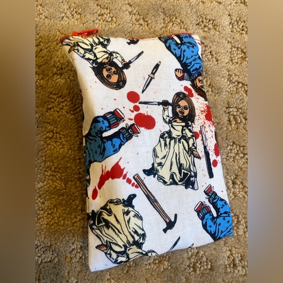 Pouch/Bag, Horror Themed Fabric Bride of Chucky - Picture 2 of 6